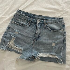 Wild Fable light wash distressed jean shorts